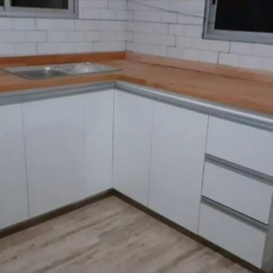 Mueble Bajo 1.20m - En L con Puerta y Bacha - Combinado - Image 1