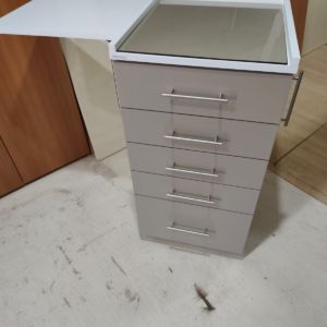 Mueble Rodante 45x45x60cm - Cajones con Guías Telescópicas y Bandeja - Combinado - Image 1