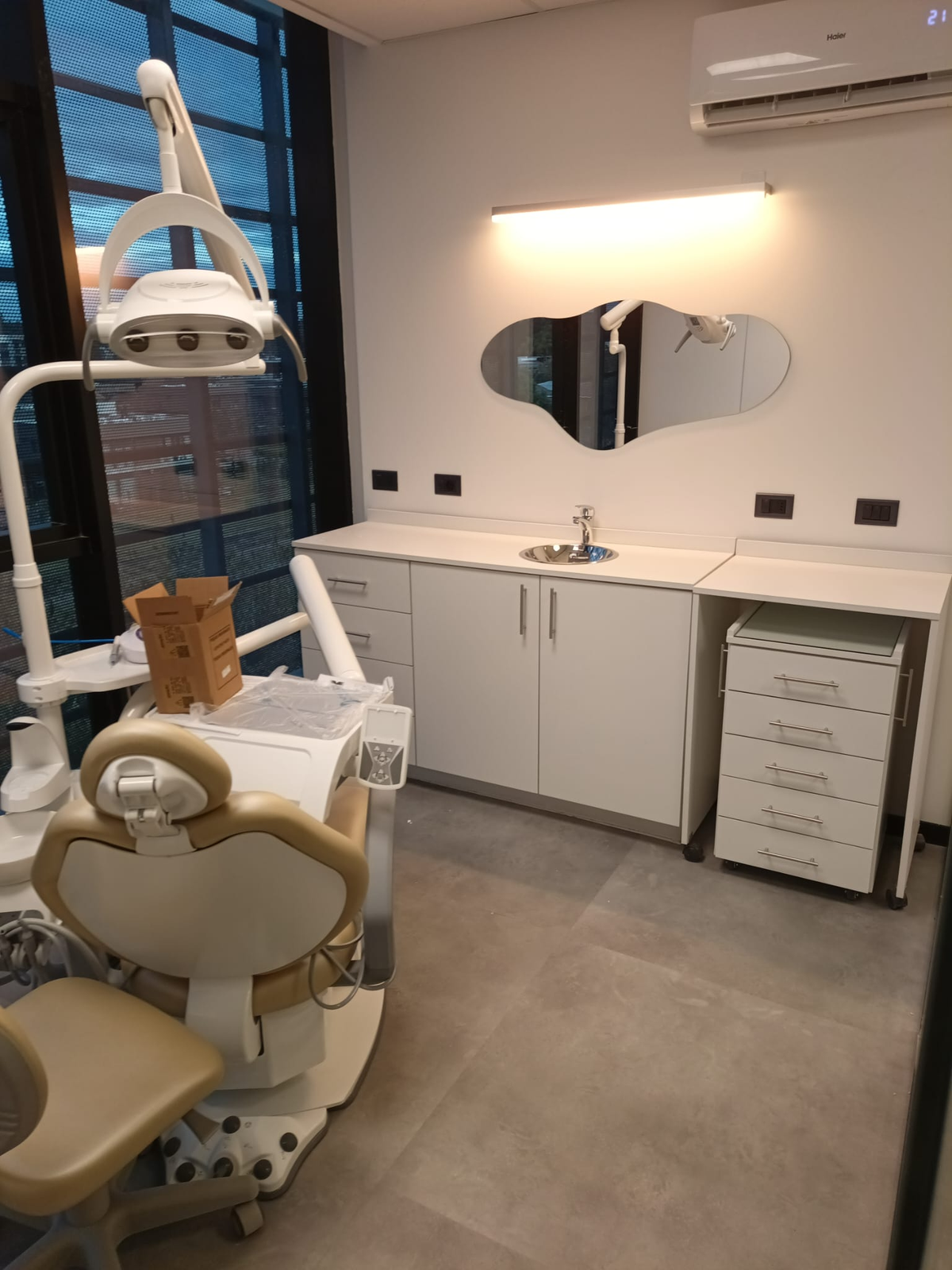Mueble Bajo 1,60m - Cajón, Puerta, Nicho para Cajonera y Bacha - Blanco